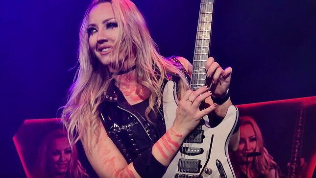 NITA STRAUSS Guests On First Episode Of Ultimate Guitar’s “On The Record” Podcast – “It’s Such A Cool Time To Be A Guitar Player Right Now” (Video)