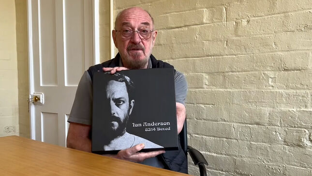 JETHRO TULL Legend IAN ANDERSON Unboxes His “8314 Boxed” Solo Works Collection; Video