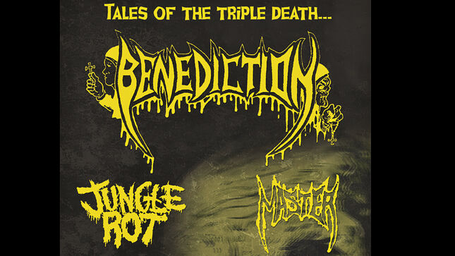 BENEDICTION, JUNGLE ROT And MASTER Join Forces For “Tales Of The Triple Death” 2025 Tour