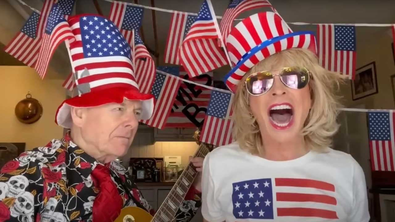 toyah-willcox-and-robert-fripp-break-out-the-star-spangled-bunting-to-celebrate-thanksgiving