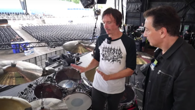 GOJIRA Drummer MARIO DUPLANTIER Shares Tour Kit Rundown (Video)