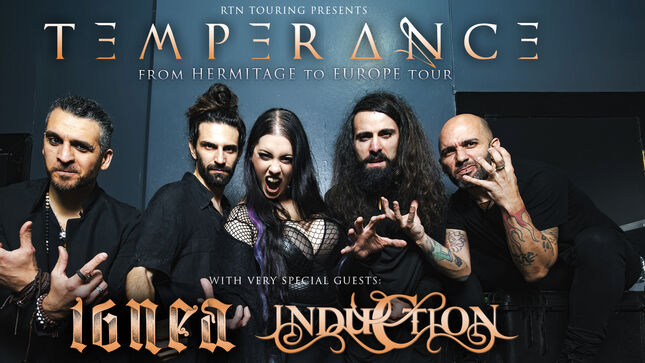 TEMPERANCE Announce 2025 “From Hermitage To Europe” Headline Tour; IGNEA And INDUCTION To Support