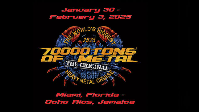 70000 Tons Of Metal 2025 – Online Cruise Planner Now Open; Video