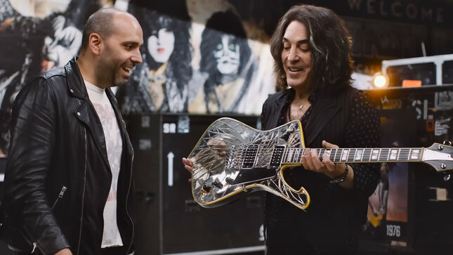 kiss’-paul-stanley-shares-the-story-of-his-iconic-“cracked-mirror”-guitar-–-“this-is-history,-this-kind-of-sums-it-all-up”;-video