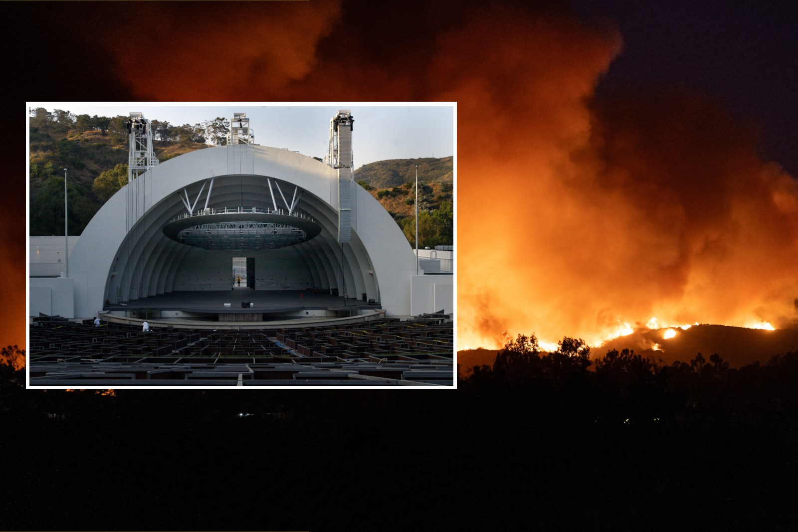 hollywood-bowl-threatened-by-los-angeles-wildfires