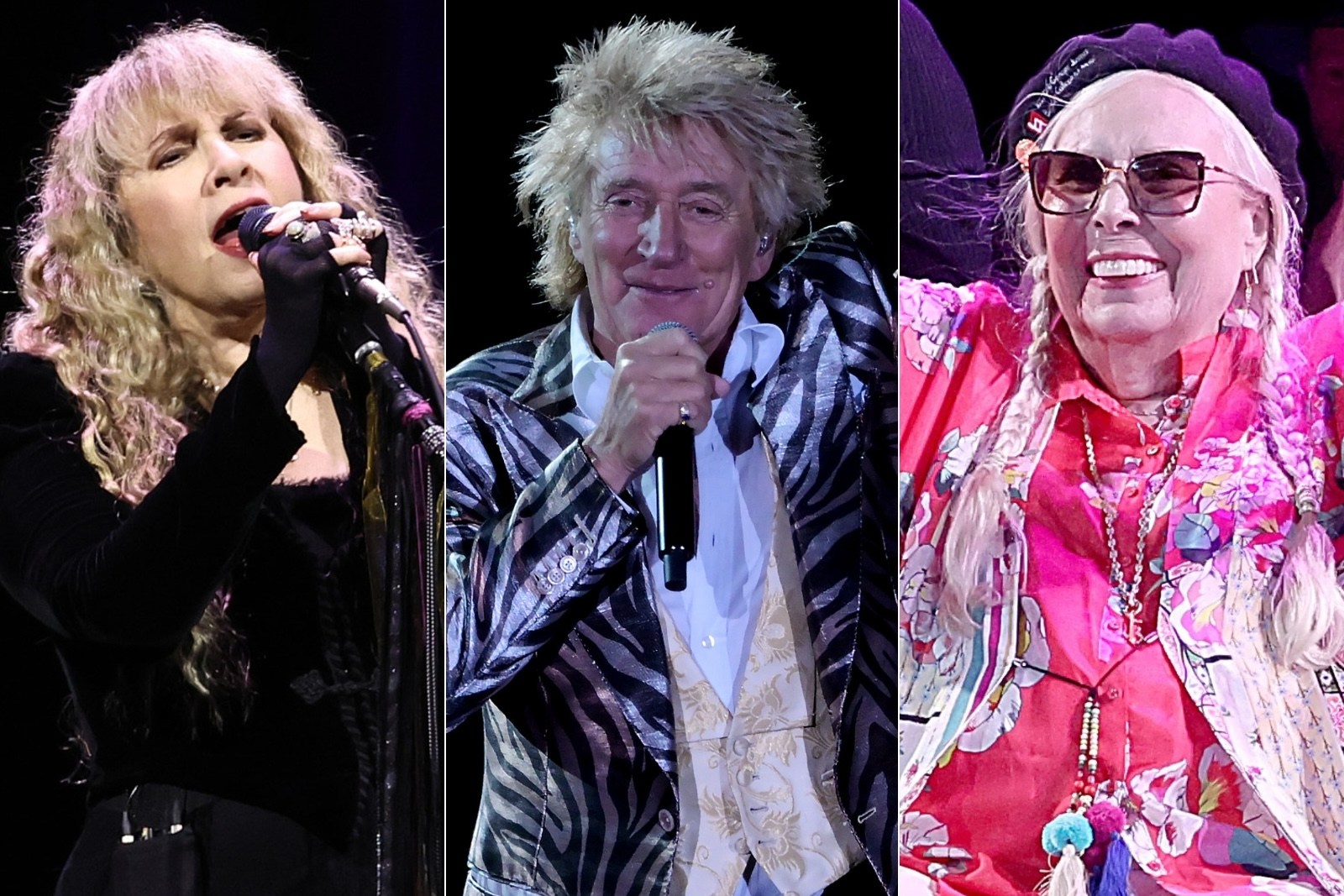 Stevie Nicks, Rod Stewart and Joni Mitchell Headline FireAid