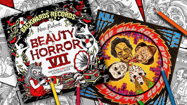 Best-Selling Illustrator And LIFE OF AGONY Bassist ALAN ROBERT Unveils 7th Volume Of “The Beauty Of Horror” Featuring Horror-Infused Parodies Of Iconic Album Art