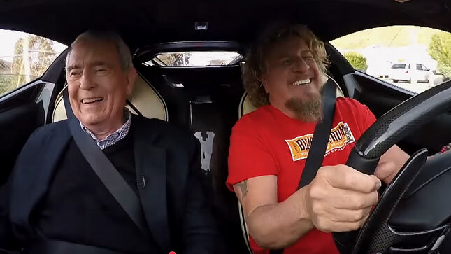 SAMMY HAGAR Takes Legendary Journalist DAN RATHER On A Wild Ferrari Ride; Video