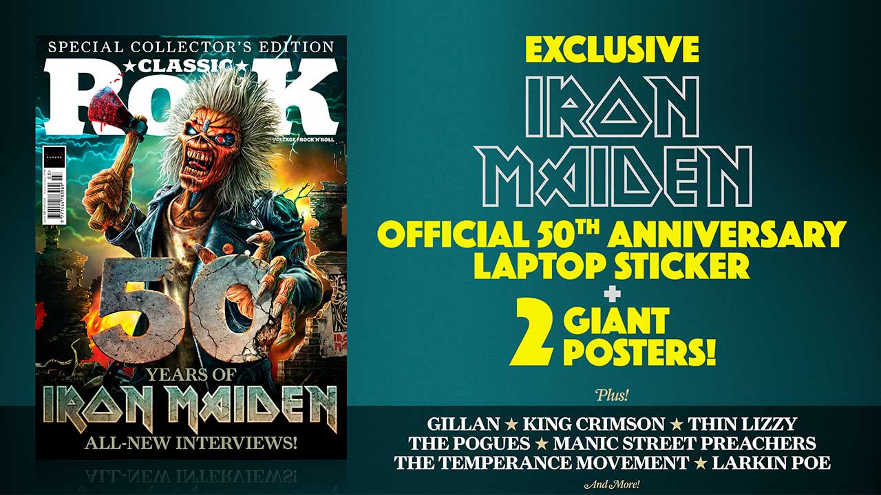 Celebrating 50 years of Iron Maiden with exclusive all-new interviews – only in the new issue of Classic Rock