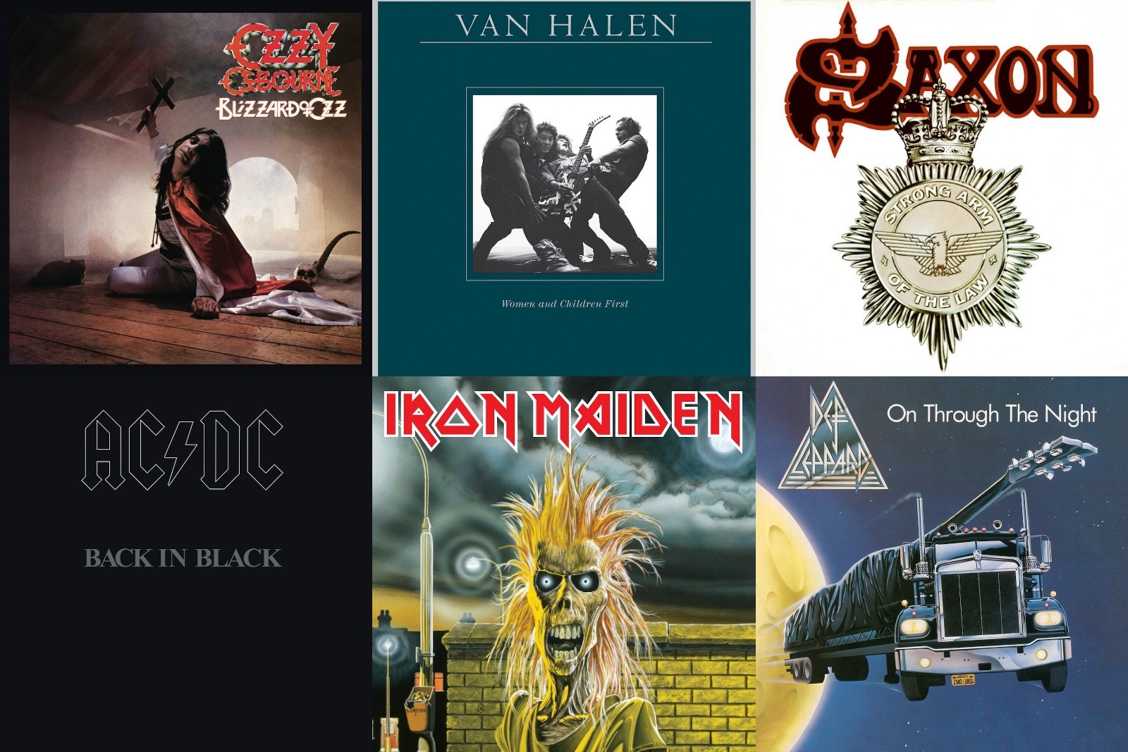 Top 15 Hard Rock and Metal Albums of 1980